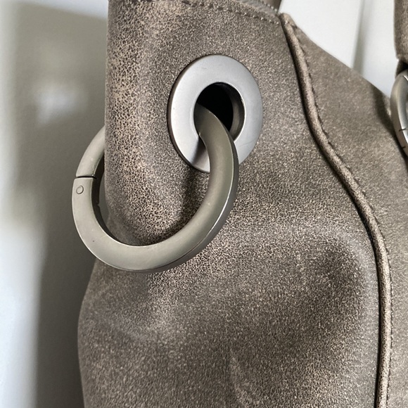 Hammitt Taupe Suede Studded Tote Bag - Picture 7 of 15